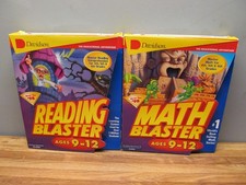 Davidson MATH BLASTER & READING BLASTER 4th 5th 6th Grades NEW PC CD-Rom picture