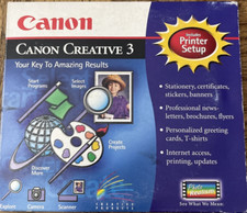 Canon Creative 3 PC CD Rom Software-Rare-SHIPS N 24 HOURS picture