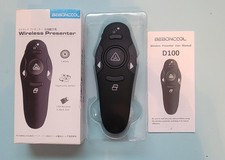 Beboncool Black Wireless Presenter 2.4GHz Ergonomic Button picture