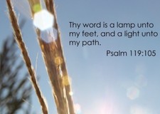 Christian BIBLE Psalms 119:105 