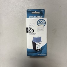 Office Max Black 20 Replacement Ink Cartridge C6614 Brand New NIB picture