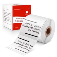 Square 50×30mm White Self-Adhesive Thermal Label Phomemo M110 Thermal Label US picture
