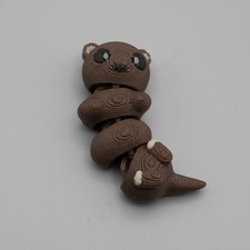 Baby Otter Toy Figurine for Kids & Collectors - 3D Printed picture