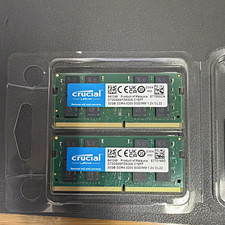 Crucial 64GB (2x32GB) DDR4-3200 SO-DIMM 260-Pin ECC Reg CT32G4SFD832A picture