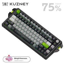 KEYSME AIM04 75% Wireless QMK Keyboard 3-Mode Bluetooth Office Windows Mac Linux picture