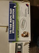 StarTech DS16105 16-Port Ethernet Switch 10/1 00 W/Power Adapter - NEW IN BOX picture