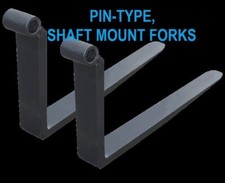 JLG GRADALL SHAFT MOUNTED FORKS PAIR 2-1/4x6x60