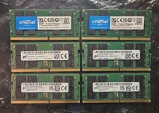 One 64GB Set of Matched Pairs 2x32GB DDR4 Crucial/Micron Laptop SODIMM RAM picture