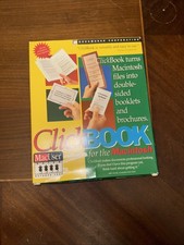 Vintage 1997 Clickbook 1.2 for the Macintosh Brochure & Booklet Software - New picture