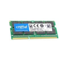 New Crucial 16GB DDR3L 1600MHz PC3-12800 Laptop SODIMM Memory Ram CT204864BF160B picture