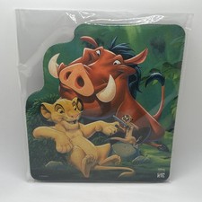 Vintage Disney Interactive Mouse Pad The Lion King Simba and Pumbaa Timon picture