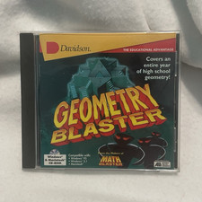 Davidson Geometry Blaster Math Educational CD-ROM for Windows 3.1/95 & Mac picture