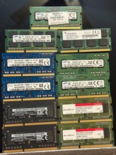 Lot of 11 DDR3 DDR3L 1600 SODIMM Laptop RAM 42GB Samsung Hynix Micron ADATA picture