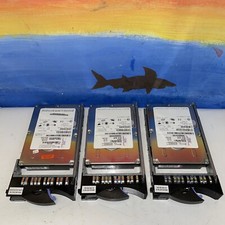 3x IBM FRU 90P1309 SCSI 10K RPM 73GB Hard Drive w/ caddy 25R4100 picture