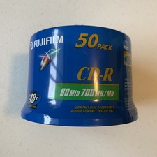 New 50 Pack Fujifilm CD-R 80 min 700MB/MO 48X Blank CD Discs CDR picture