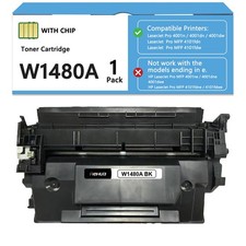1PK W1480A 148A Toner Cartridge for HP LaserJet Pro 4001dn MFP 4101fdw (New Chip picture