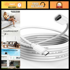 15FT USB-C Extension Cable for Solar Panel, Security Camera, Fast Charging picture