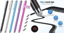 Lápices ópticos para pantallas táctiles [paquete de 5] Puntas de malla de fibra. picture