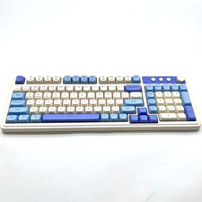 Aula Wired/Wireless Gaming Keyboard Model S99 - Blue/Yellow/Purple picture