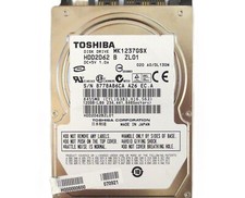 Toshiba MK1237GSX HDD2D62 B ZL01 020 A0/DL130M (8778A) Japan 120gb 2.5