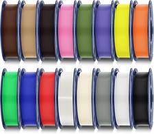 SUNLU PLA+ 3D Printer Filament 1.75mm 16 Color Bundle 4kg Vacuum Packed picture