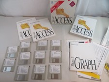 Vintage 1992 Microsoft Access Database 1.00 With Extra Disks picture