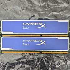 Kingston HyperX Blu 16GB (2x8GB) DDR3-1600 240-Pin DIMM Pulled From Working PCs picture
