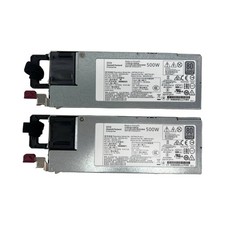 LOT of 2 HPE 865398-001 500W Flex Slot Platinum Hot-Plug Server Power Supply picture