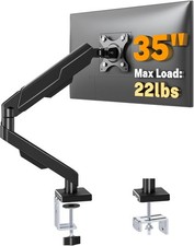 1 PC Black Single Monitor Arm Adjustable Stand Desk Mount Up to 35 Inch VESA picture