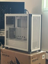 Corsair 4000D Airflow Tempered Glass Mid-Tower ATX PC Case - White picture