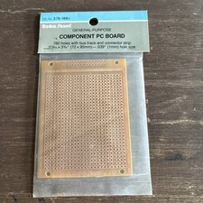 Radio Shack No.276-168B Component PC Board 780 Holes Bus Trace Connector Strip picture