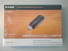D-Link (WUA-2340) Gold Series Rangebooster G-USB 2.0 Adapter - Sealed picture