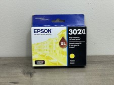 Genuine Epson 302XL Yellow Ink Cartridge Sealed, Expires 07/2025 NEW picture