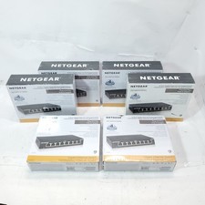 Lot of 6 NETGEAR ProSafe GS308 8-Port Gigabit Ethernet Unmanaged Switch Open Box picture