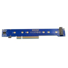 Low Profile Dual 2x NVME M.2 SSD to PCIE Express Gen4 X8 X16 Raid VROC Adapter picture