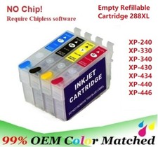 288XL 288  Refillable Ink Cartridge No Chip for XP-240  XP-330 XP-340 XP-430 picture