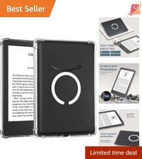 Clear Magnetic Case for 6 Inch Kindle 2024 2022 Slim Protective Stand Compatible picture