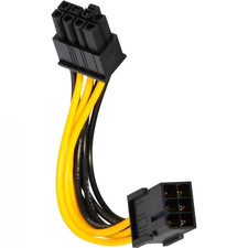 NEW 6 to 8-pin PCI Express Power Converter Cable GPU Video Card PCIE PCI-E 18AWG picture