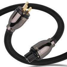Audiophile Audio Power Cable HiFi Power Cord for Speaker/Amp, O-C-C Cores, 24... picture