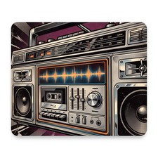 Boombox Mouse Pad 9.25x7.75 Non-Slip Desk Mat picture