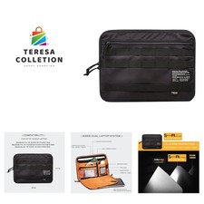 Rough Enough 14 Inch Laptop Sleeve, Tactical Briefcase with Molle, Black picture