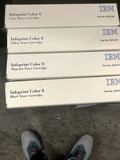 Genuine Lexmark IBM  Infoprint Color 8 Printer Toner Set CMYK picture