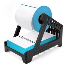 Large Label Holder for Rolls and Fan-Fold Labels, Basket, Stand Desktop Print... picture