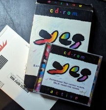 Yes Active CD-ROM Talk Album Mac/PC Software 1994 Sealed + Original Box- Music picture