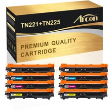 8PK TN221 TN225 Toner Compatible With Brother MFC-9340CDW HL-3140CW HL-3170CDW picture