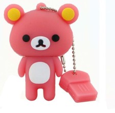 2.0 16gb 32gb 64gb 128gb Teddy Bear Blue Pink USB Flash Thumb Drive USA Shipper picture