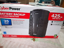 CyberPower SE425G UPS 425VA/255W 8 Outlets 890J Surge RJ11 DSL/Phone picture
