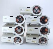 Lot of 7x Epson PowerLite 410W Short Throw Projector VGA RCA Low Hours Scratches picture