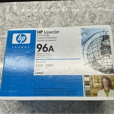 HP 96A Black Toner Cartridge C4096A OEM NEW Genuine Sealed Laserjet 2100 2200 picture