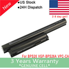 New BPS26 Battery for Sony VAIO VGP-BPS26 VGP-BPS26A VGP-BPL26 VPC-EH VPC-CA USA picture